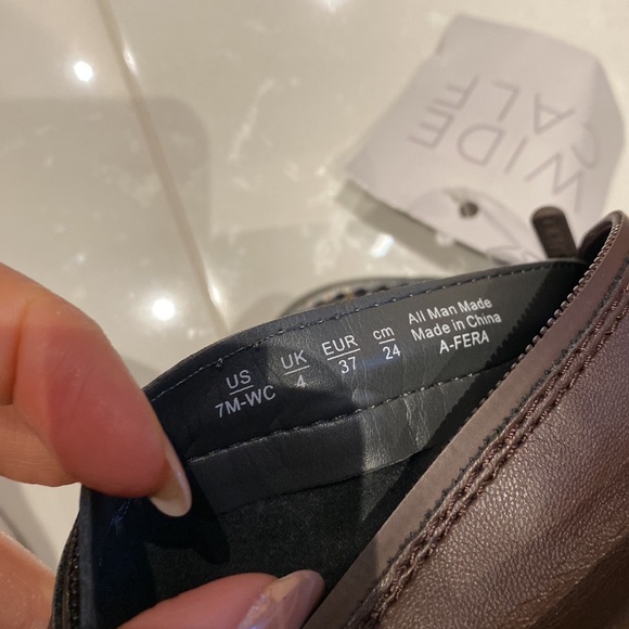 Franco sarto brown boots. Wide calf. Brand new. - Picture 6 of 7